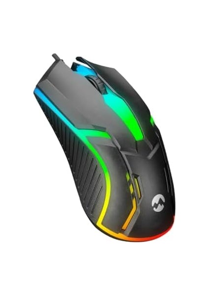 Metrashop SM-G52 USB Siyah Aydınlatmalı Gaming Oyuncu Mouse