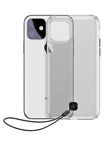 Metrashop Transparent Key, iPhone 11 Pro Cep Telefonu Kılıfı, Şeffaf/transparan, Füme