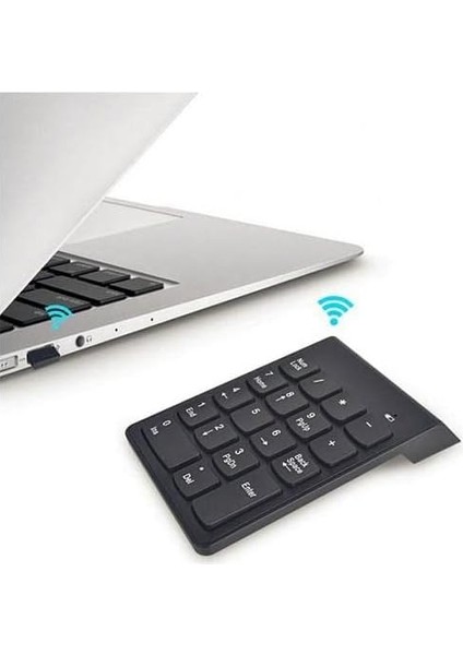 Metrashop Plus PX-1510K Siyah USB Kablosuz Numerik Klavye Keypad