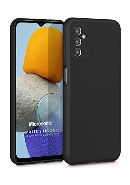 Matte Silicone Samsung Galaxy M23 Için Kılıf Siyah [Samsung Galaxy M23 ile Uyumlu Kılıf - Siyah] modelleri