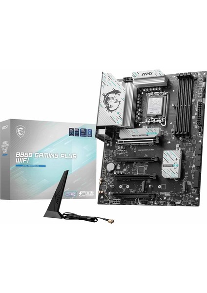 Metrashop MB B860 Gamıng Plus Wıfı Soket 1851 Ddr5 8600MHZ(OC) 3xm.2 1x Tb4 HDMI Dısplay 5g Lan Wıfı 7 Atx