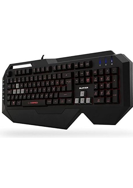 Metrashop Slayer KB-R11 Siyah USB Tuş Aydınlatmalı Makrolu Us Q Gaming Klavye