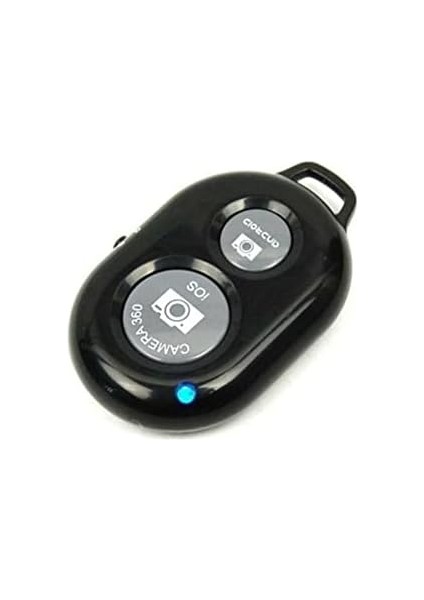 Metrashop Bluetooth Uzaktan Kumanda Pilli Tüm Telefonlara Uyumlu Video Selfie ve Fotoğraf Çekme Siyah modelleri