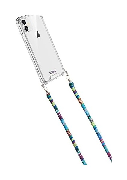 Metrashop Tüm Telefonlarla Uyumlu El Emeği Örgülü Renkli 110 cm Ipli ve Boyun Askılı Kumaş Telefon Askısı (Renkli) modelleri