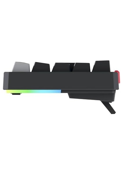 Metrashop Yoru Mini Pro 2.4ghz+Bt5.0+Type-C Bağlantı Red Switch Rgb Mekanik Gaming Oyuncu Klavye Q Tr Hot Swap