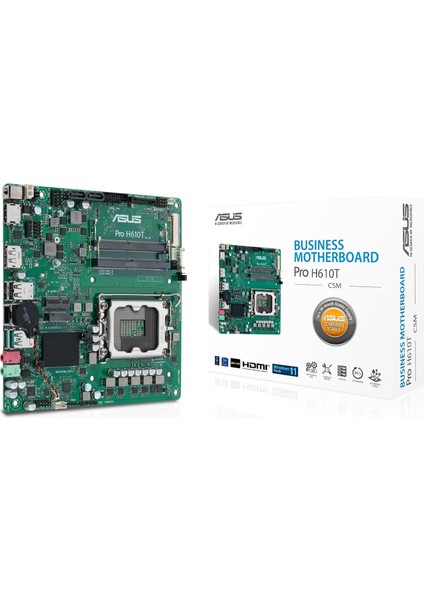 Metrashop Pro H610T-CSM Intel H610 LGA1700 Ddr5 5600 Dp HDMI Lvds M2 Usb3.2, Anakart