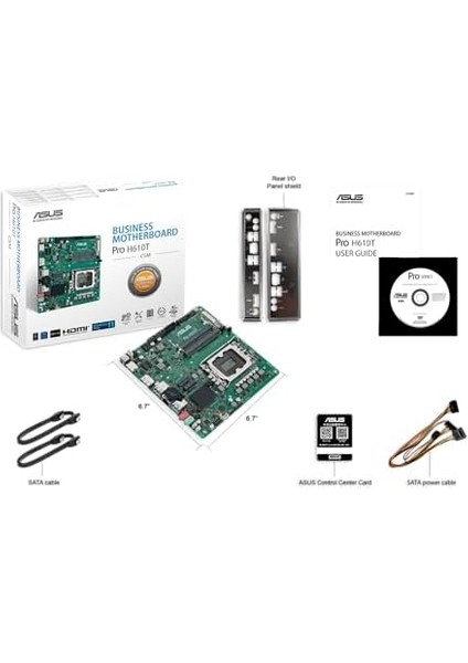 Metrashop Pro H610T-CSM Intel H610 LGA1700 Ddr5 5600 Dp HDMI Lvds M2 Usb3.2, Anakart