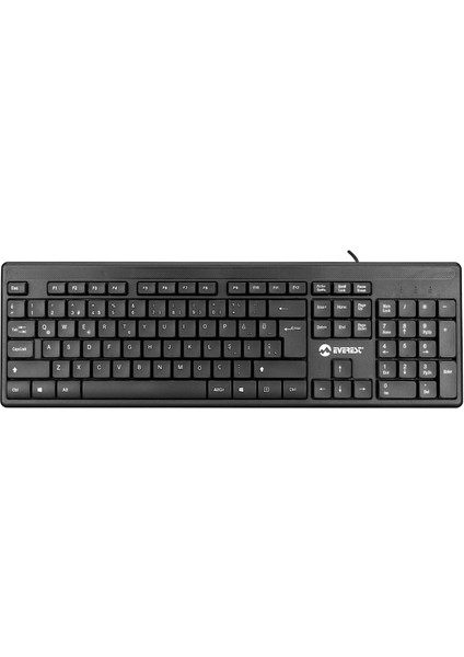 Metrashop KB-1002 Siyah USB Q Standart Klavye