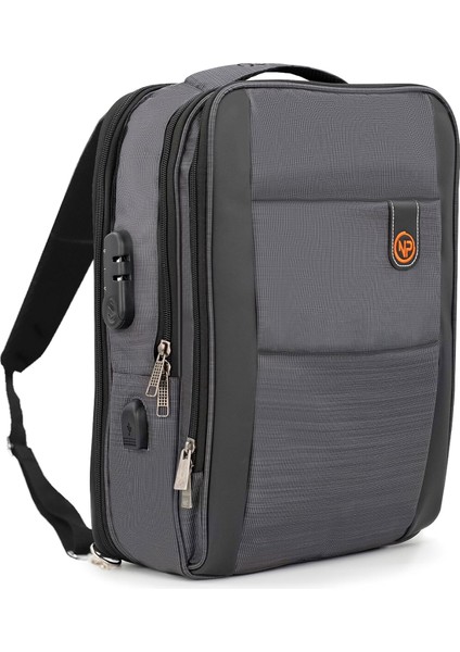 Metrashop Trla Laptop 40LT Sırt Çantası, USB Şarj Portlu Sırt Çantası, Suya Dayanıklı Kolej Okul Bilgisayar Çantası 15.6 Inç Dizüstü Bilgisayar Çantası