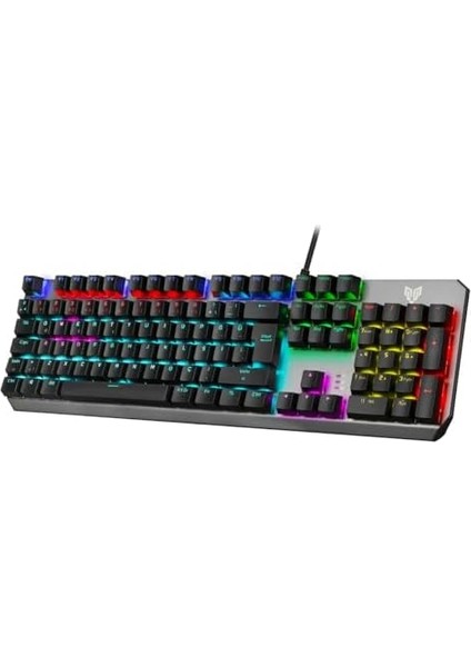Metrashop Shooter Rainbow Mekanik Gaming Oyuncu Klavyesi Red Switch Q Türkçe