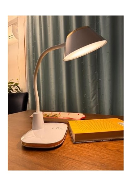 40CM Modern Masa Lambası Felexible Boyun Tasarımı Oturma Odası Başucu Lambası Restoran Bar Masa Lambası USB Şarj Edilebilir Masa Lambası 1980