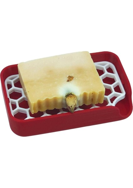 Metrashop Renk Sabunluk (Kırmızı - Beyaz)
