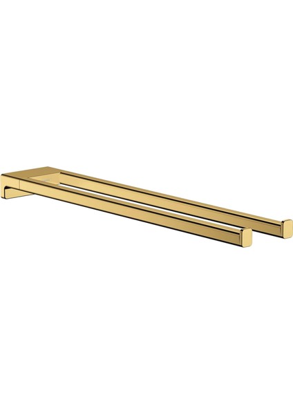 Metrashop Addstoris Havlu Askısı, 44,5 Cm, Banyo Havlusu Askısı, Cilalı Altın Görünümlü, 40 x 455 x 85 cm