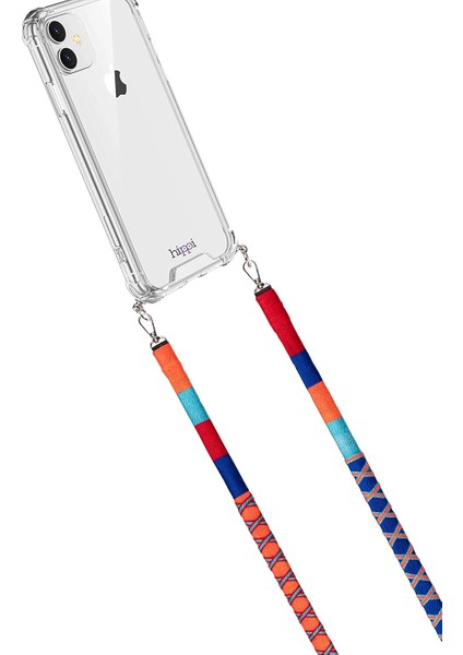 Metrashop Pomegranate El Örgüsü Yassı Telefon ve Çanta Askısı