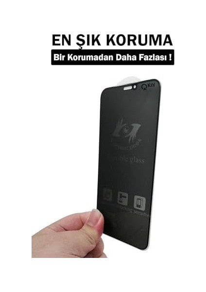 Metrashop Iletişim Galaxy A32 Tam Kaplayan Privacy Hayalet Temperli Ekran Koruycu Cam