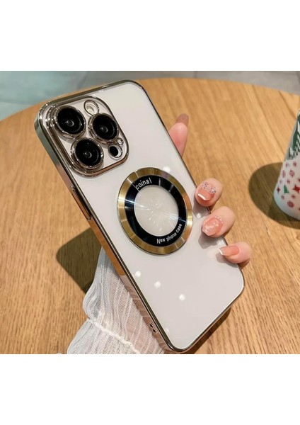 Colnel Apple iPhone 11 ile Uyumlu Efsane Telefon Kılıfı Mercek ve Hoparlör Korumalı Magsafe ile Uyumlu Ip 11 (Gold Altın)
