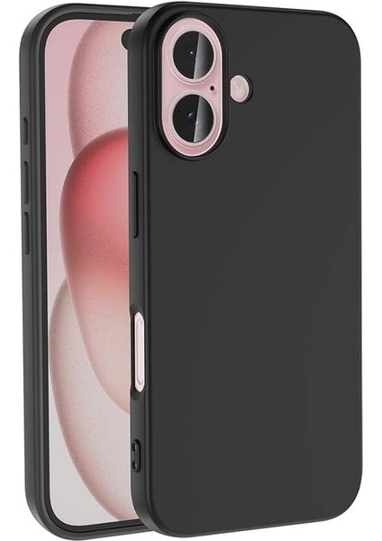 Uyumlu Apple iPhone 16 Kılıf Lsr Lansman Kapak Siyah