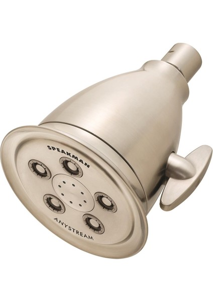 Metrashop Fırçalanmış Nikel S-2005-HB-BN Otel Anystream Yüksek Basınçlı Duş Başlığı-2.5 M Ayarlanabilir Yedek Banyo Duş Başlığı
