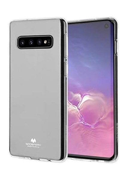 Samsung Galaxy S10 Için Şeffaf Jöle Kılıf (2019) Ince Ince Kauçuk Tpu Kılıf (Şeffaf)