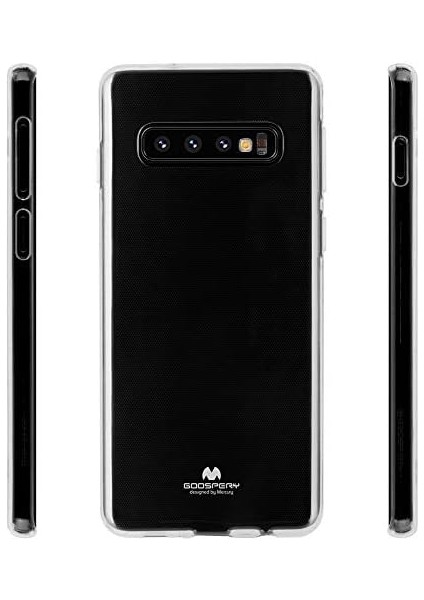 Samsung Galaxy S10 Için Şeffaf Jöle Kılıf (2019) Ince Ince Kauçuk Tpu Kılıf (Şeffaf)