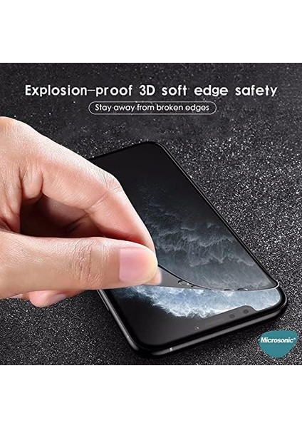 Metrashop Ekran Koruyucu iPhone 15 Pro Max Için Seramik Matte Flexible Ekran Koruyucu Siyah