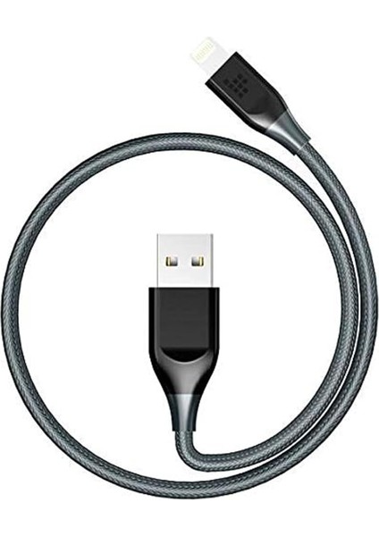 Metrashop LTA14 Çift Örgülü Lightning Şarj Kablosu, 1.2 Metre