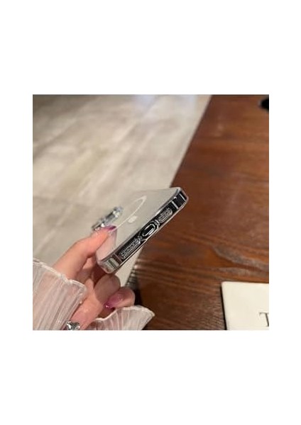 Apple iPhone 16 Pro Max Için Kamera Korumalı Magsafe ile Uyumlu Kılıf Şeffaf Transparan Hoparlör Toz Koruma Filtreli Slim Ince Tasarım Sararmaz Kapak fiyatları