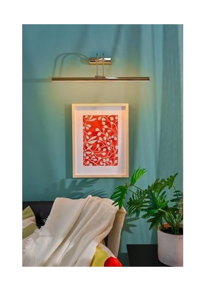 Metrashop LED 7 Watt Günışığı Flüt Aplik, Resim, Tablo, Banyo ve Duvar Aplik | 5 Farklı Renk Seçeneği (Gold) modelleri