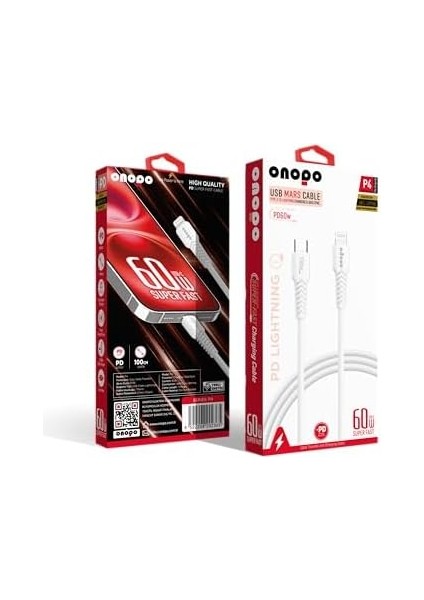 Metrashop Iphone Uyumlu Type-C To Lightning Pd 20W Hızlı Şarj ve Data Kablosu 100CM - P4