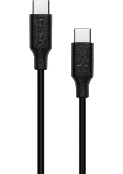 Metrashop Type-C To Type-C Uyumlu iPhone ve Modelleri Için Hızlı Şarj ve Data Kablosu 40 cm (Siyah)