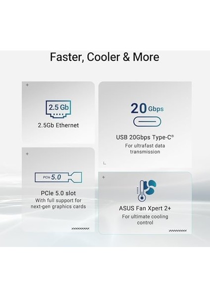 Metrashop Prıme B860M-A-CSM Intel B860 LGA1851 Ddr5 8666 2xdp HDMI Çift M2 Usb3.2 Gen 2x2 Aura Rgb 2.5gbit Lan Matx 7+1+1 Güç Aşamaları, 1xgen5 M.2, Ready For Advanced Aı Pc