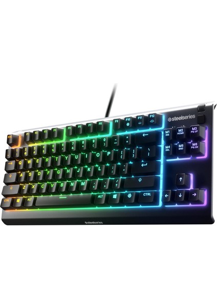 Metrashop Apex 3 Tkl Türkçe Gaming Klavye Tenkeyless, 8 Bölge Rgb Aydınlatma Türkçe Qwerty