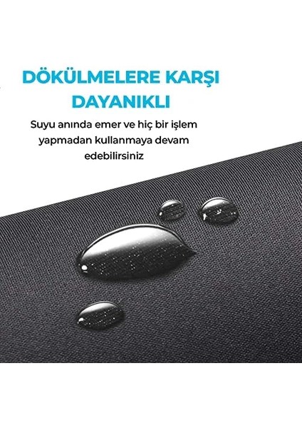 Metrashop Offıce - 27X23 ve 22X18 cm Orta ve Küçük Boy Mouse Pad, Standart - Mini Ofis Ev ve Dar Alanlar Için Mousepad, Fare Altlığı (Orta Boy 27X23 Cm)