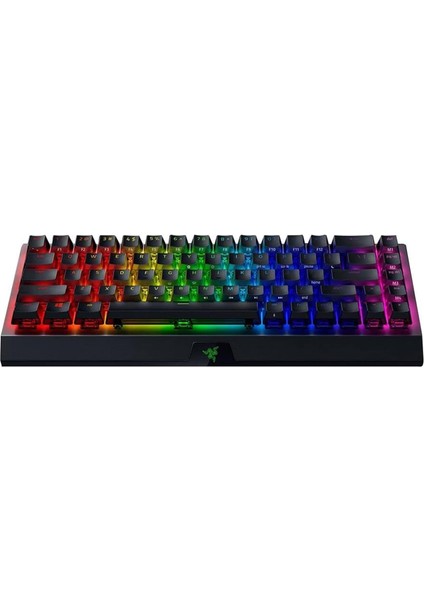Metrashop Blackwidow V3 Mini Hyperspeed (Sarı Anahtar) - Fantom Puding Keycaps ile %65 Kompakt Oyun Klavyesi (Doğrusal ve Tıklama, Rgb Kroma Aydınlatma) Qwerty | Abd Düzeni, Siyah
