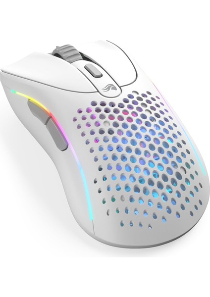 Metrashop Oyun Modeli D 2 Kablosuz Oyun Faresi - Süper Hafif 66 G, 210 Saate Kadar Pil, 26K Opt. Sensör, 6 Program. Tuşlar, 80 Milyon Tıklama, Fps, Mmo, Moba - Mat Beyaz