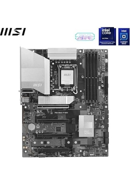 Metrashop MB Pro B860-P Wıfı Soket 1851 Ddr5 8600MHZ(OC) 3xm.2 1x Tb4 HDMI Dısplay 5g Lan Wıfı 7 Atx