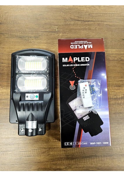 Metrashop Güneş Enerjili LED Projektör Garantili Profesyonel Yüksek Işık Doğadan Gelen Enerji