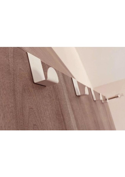 Metrashop Beyaz Askılık Kapı Arkası Bornoz Askılığı Mutfak Banyo Askılığı Havlu Askılığı Elbise Askılık 4 Lü