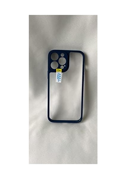 Metrashop iPhone 13 Pro Max ile Uyumlu Köşeleri Renkli Şeffaf Kamera Çerçeve Korumalı Ice Silikon Telefon Kılıfı,esnek Ince Geliştirilmiş Dayanıklı Darbe Karşıtı Koruyucu Yeni Nesil Tasarım(Lacivert) fiyatları