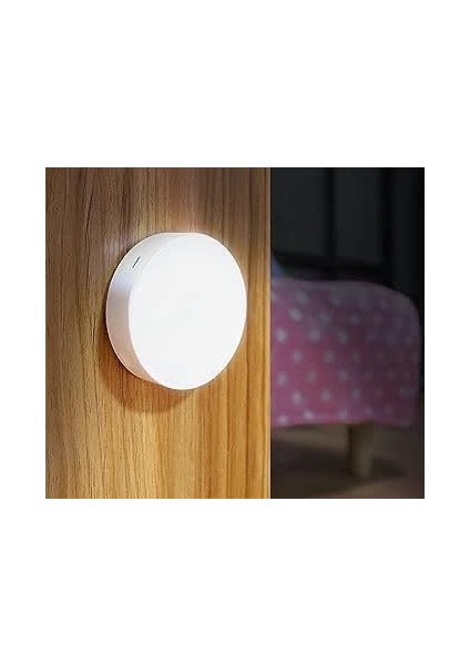 Metrashop Sensörlü USB Şarjlı Lamba LED Işık Sensörlü Lamba Gece Lambası Hareket Sensörü LED Sensörlü Lamba