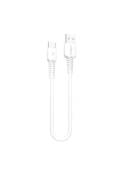 Metrashop Android Uyumlu Type-C To USB Mini Kablo 3.4A Hızlı Şarj ve Data Kablosu 30CM- Q2