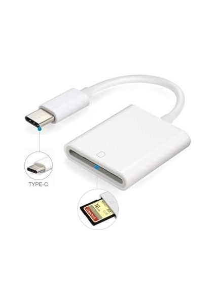 Metrashop 4331 Type C USB 3.1 To Sd Card Reader Kart Okuyucu Sdxc Çevirici Dönüştürücü Adaptör