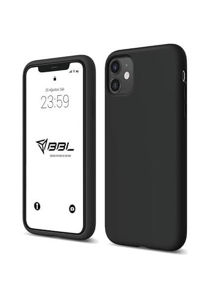Apple iPhone Kılıf Ince Sıvı Silikon 3 Katmanlı Tam Kaplamalı Yumuşak Jel Kauçuk Kılıf Kapak (Siyah, Apple iPhone 12/12 Pro) fiyatları