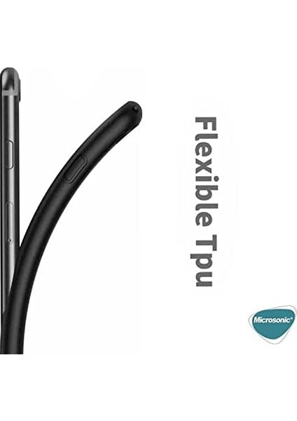 Matte Silicone Samsung Galaxy A24 Için Kılıf Siyah [Samsung Galaxy A24 ile Uyumlu Kılıf - Siyah]