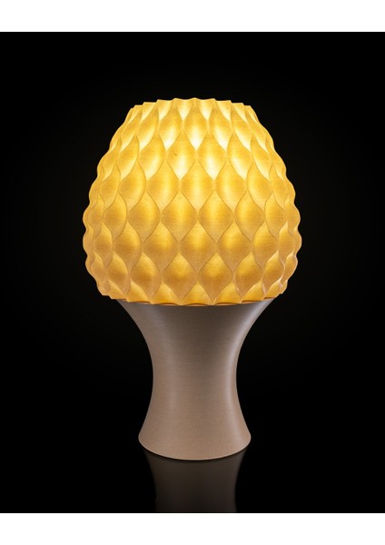 Lumiglow Serisi Geometrik Desenli Masa Lambası