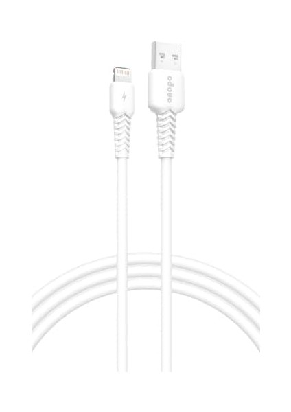 Metrashop Q5 Lightning To USB Kablo - 3.4A Hızlı Şarj ve Data Kablosu (2 Metre)