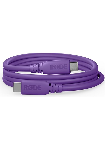 Metrashop SC27 Superspeed Usb-C - Usb-C Kablosu, 5 Gbps'ye Kadar Hızlı Veri Aktarımı ve 60 W Güç Kaynağı (2 M, Lila)