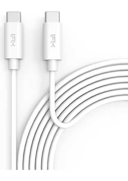 Metrashop Type-C Kablosu Usb-C Kablo iPhone iPad MacBook Android Uyumlu Şarj ve Data Kablosu 200CM
