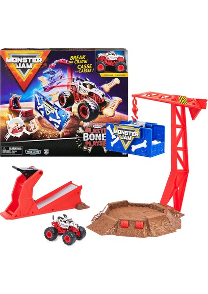 Metrashop Jam 1:64 Oyun Seti Blastin Bones Monster Mutt Dalmatian