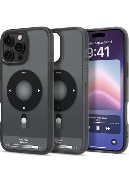 Metrashop iPhone 16 Pro Max Kılıf Ultra Hybrid Magfit Magsafe Özellikli Classic Black - ACS08383 fiyatları